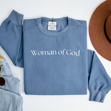 Woman of God Comfy Lightweight Christian Crewneck Sweatshirt