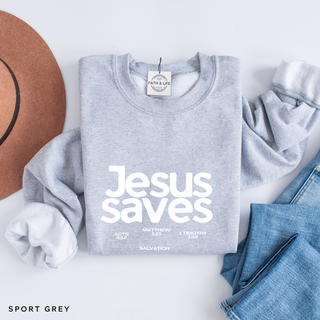 Jesus Saves Crewneck Sweatshirt - July 2026 Collection
