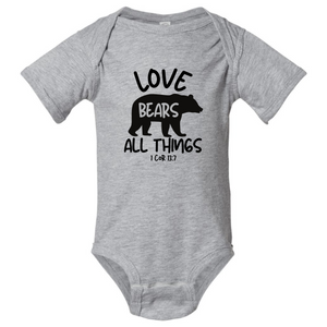 Love Bears All Things Infant Onesie and Toddler T-shirt