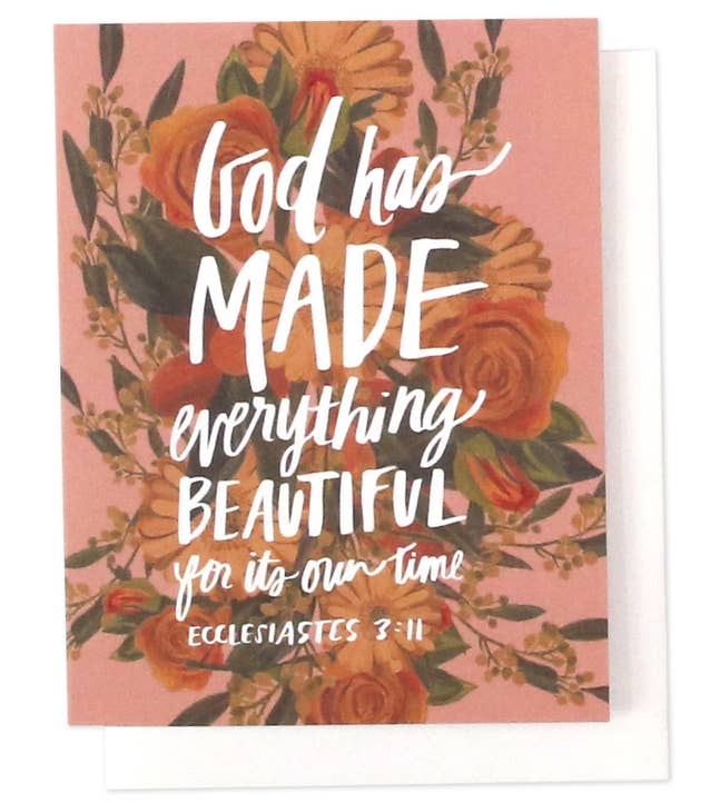God Has Made Single Greeting Card
