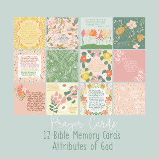 Scripture cards | Prayer cards | Bible memorization