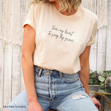Come, Thou Fount Of Every Blessing Hymn Vintage Wash Tee Shirt Front and Back Design