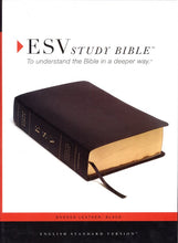 ESV Study Bible--Bonded leather, black