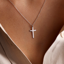 Sterling Silver Dainty Cross Necklace