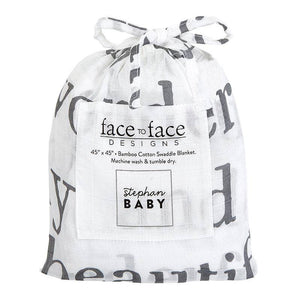 Face To Face Swaddle Blanket - Wonderfully Made