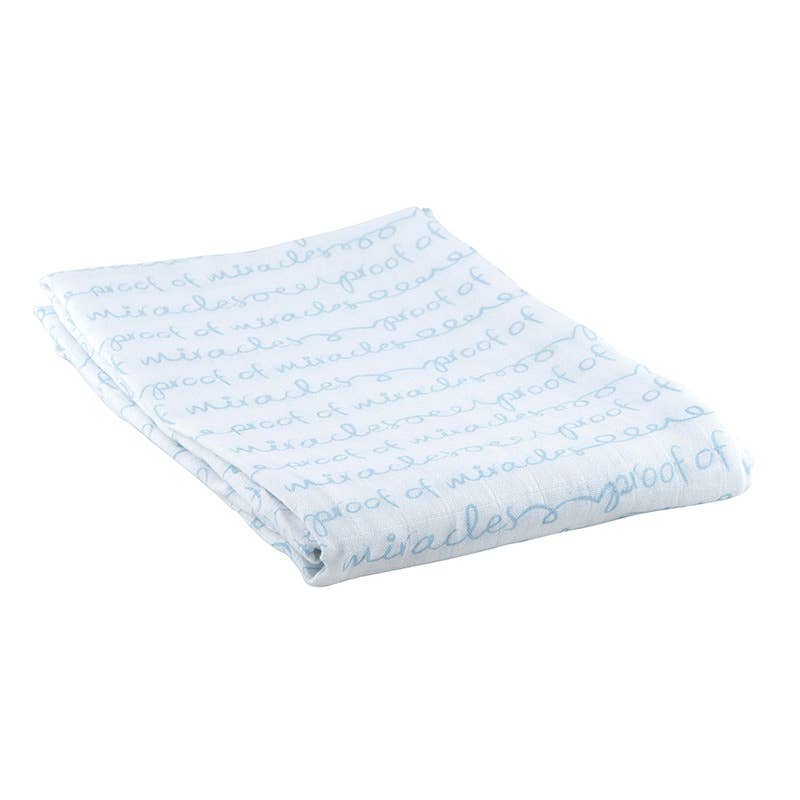 Proof of Miracles Swaddle Blanket