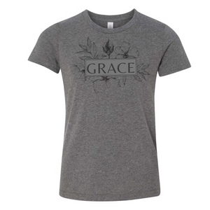 Grace Floral Toddler and Youth T-Shirt