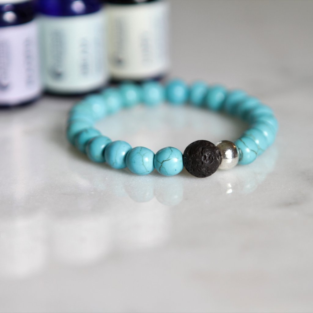 Turquoise Stone Diffuser Bracelet
