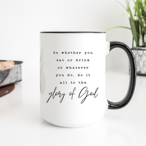All To The Glory Of God - 15oz Ceramic Mug